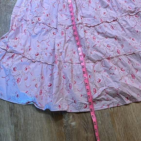 Bridgerton X Hill House X Phenomenal - Ellie Nap Dress Pink Floral EUC Large L - Picture 10 of 11